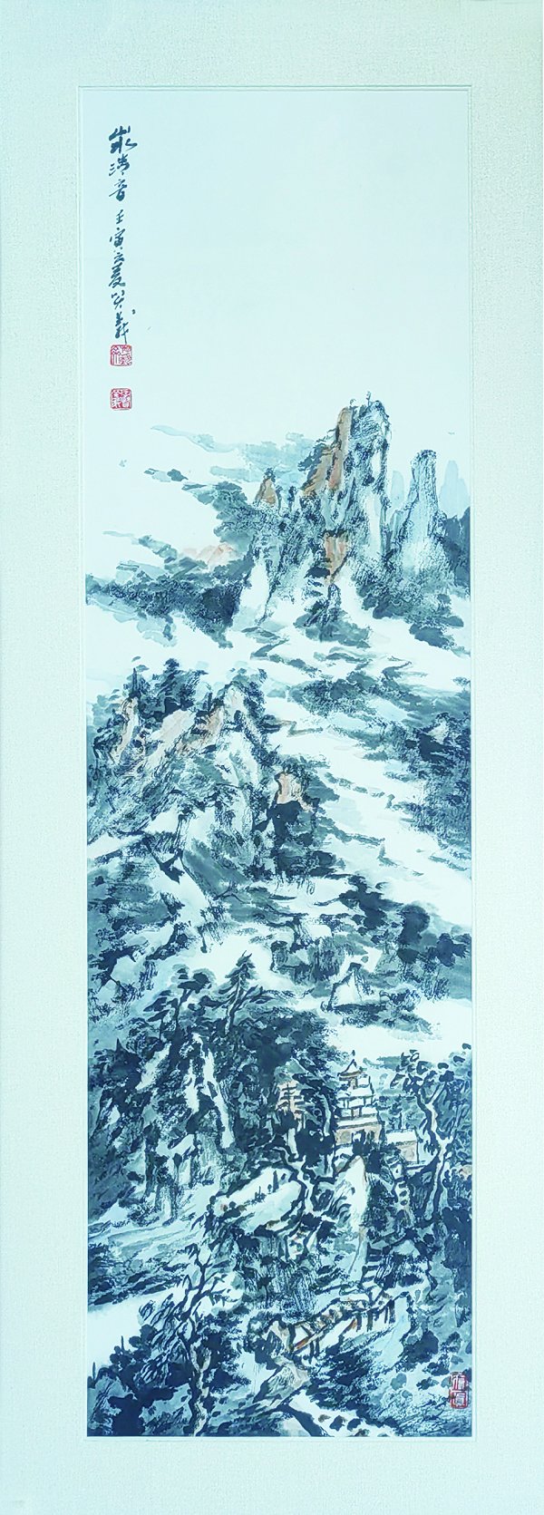 ▲任贤义山水画作品